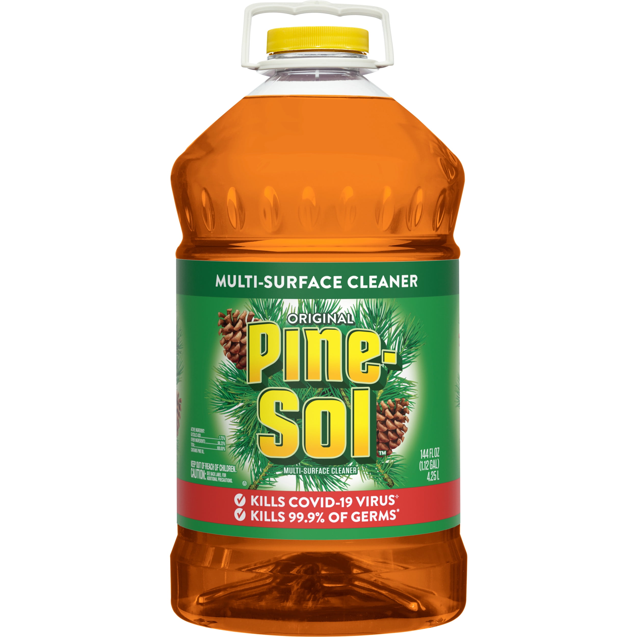Pine-Sol All Purpose Multi-Surface Disinfectant Cleaner, Original Pine, 144 Ounces