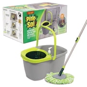 Pine-Sol Spin Mop and Bucket Cleaning Set for Hardwood Floors, Extendable Handle