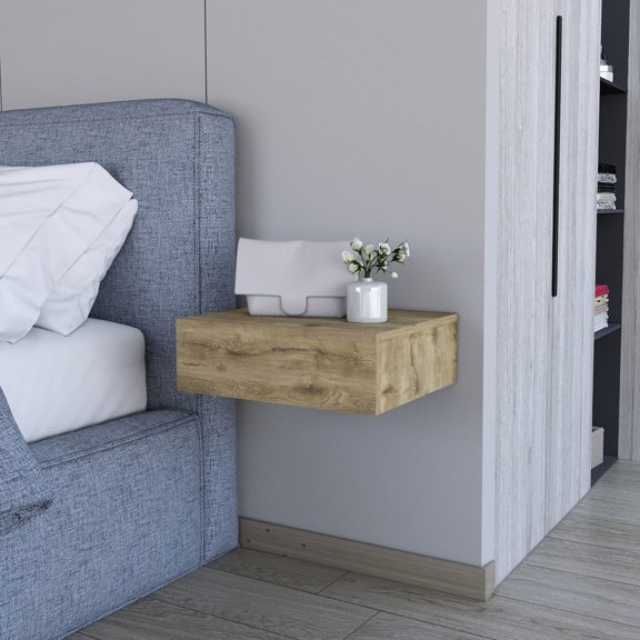 Pine Surface - Wall Mount for Airy Vibe - Sleep Environment - Spacious Storage Compartment