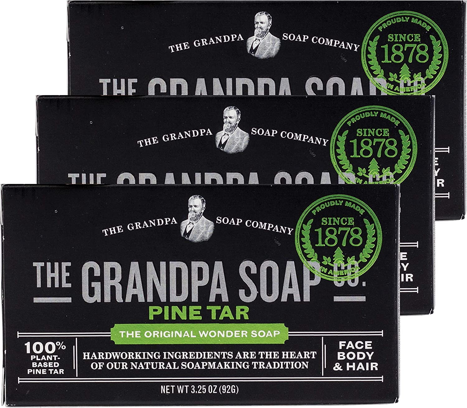The Soap Factory Classic Collection Handmade JUNIPER TAR Soap Bar 110 g