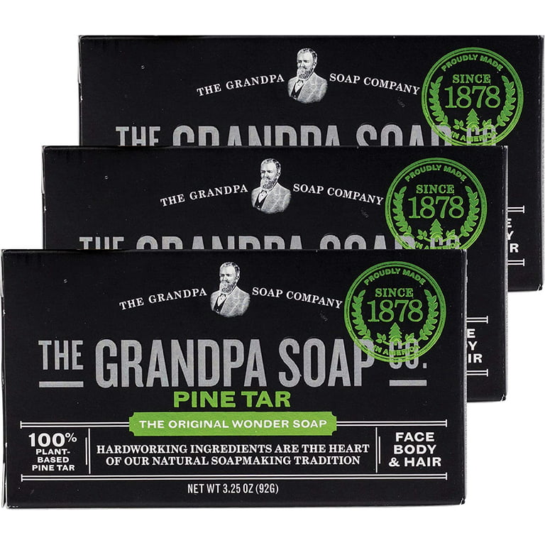 Pine Tar Soap Soap for Men All Natural Skincare Pine Tar 