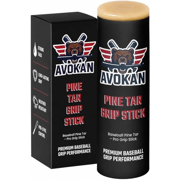 Pine Tar Baseball Grip Stick Premium Pine Tar Stick for Strong Tack, Long-Lasting Grip & Weather-Resistant Bat Control Pro Baseball Pine Tar Grip Pine Tar for Baseball Bat Grip