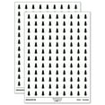 thumbnail image 1 of Pine Tree 200+ Round Stickers - White - Matte Finish - 0.50" Size, 1 of 3