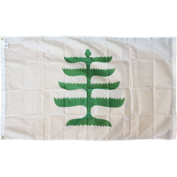 Pine Tree - 3'X5' Nylon Flag - Walmart Business Supplies
