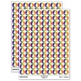 thumbnail image 1 of Pine Tree Cartoon 200+ Round Stickers - Rainbow - Gloss Finish - 0.50" Size, 1 of 3
