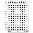 thumbnail image 1 of Pine Tree Cartoon 200+ Round Stickers - White - Matte Finish - 0.50" Size, 1 of 3