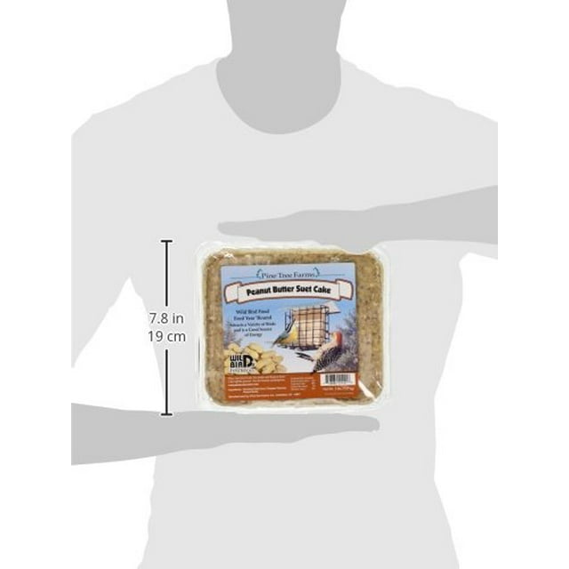 Pine Tree Farms 1441 Hot Pepper Suet Cake BirdFoodFormula, 3Lb