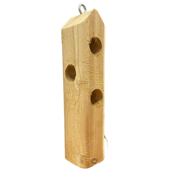 Pine Tree Farms Log Jammer Suet Feeder, Wood