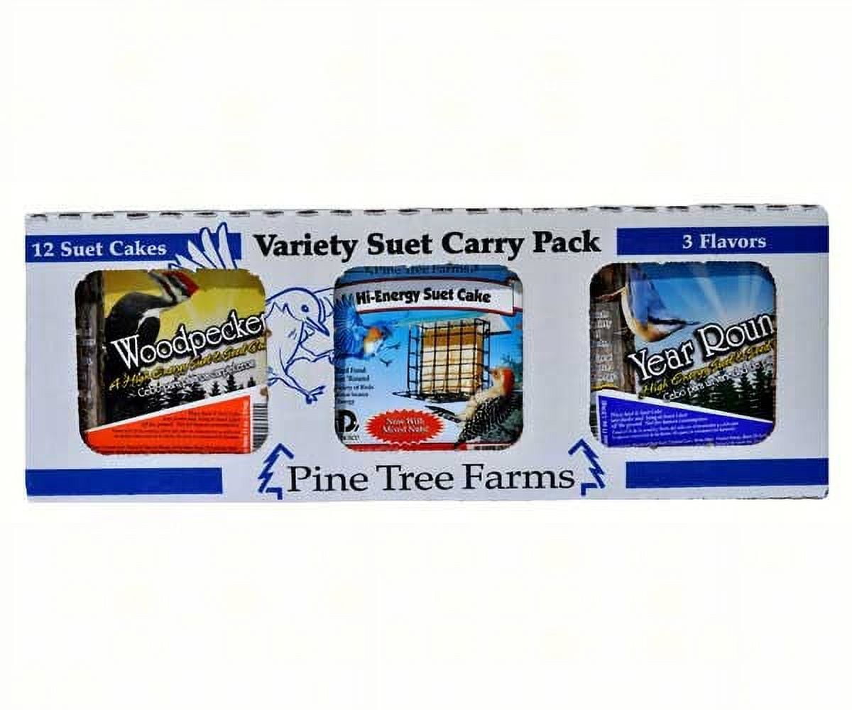 Pine Tree Farms Variety Pack of Suet Cakes, Woodpecker Blend - Walmart.com