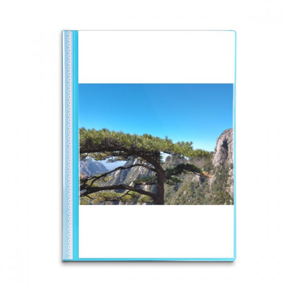 Pine Tree Moutain Art Deco Fashion Book Sheet Protectors Portfolio Binder Folder