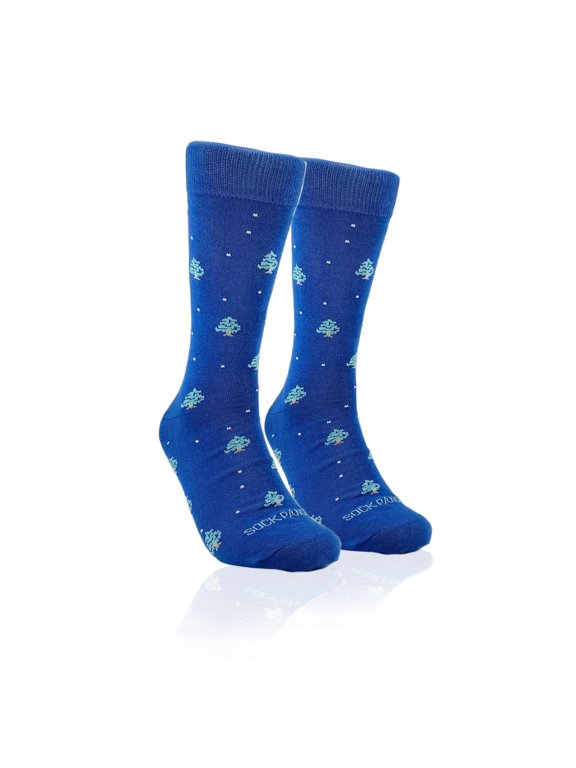 Pine Tree Pattern Socks from the Sock Panda (Adult Large)