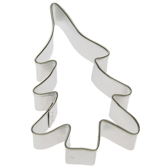 Pine Tree Primitive Cookie Cutter 3.5 in - Foose Cookie Cutters - USA Tin Plate Steel
