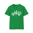 thumbnail image 1 of Pine Trees, Gildan Unisex Softstyle T-Shirt, Minimalist Graphic Tee, S-3XL, 1 of 3