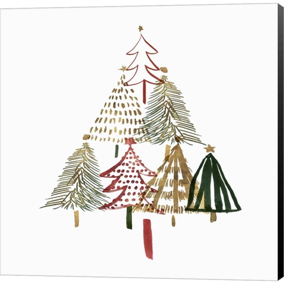 Pine Trees I by Isabelle Z, Canvas Wall Art, 12W x 12H