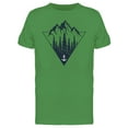 thumbnail image 1 of Pine Trees Mountains Art Tee Men's - Men T-Shirt, Xtra Large, 1 of 1