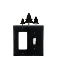 thumbnail image 1 of Pine Trees Single GFI CUSTOM Product Switch Cover Allow 4 to 6 Weeks, 1 of 2