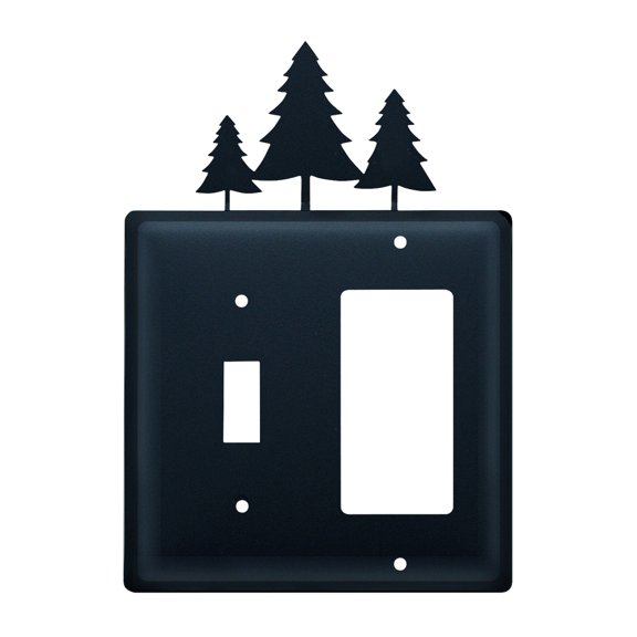 Pine Trees Single Switch & GFI CUSTOM Product, Allow 4 to 6 Weeks