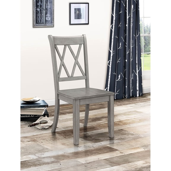Pine Veneer and Transitional Style - Create a Casual Dining Ambiance with These Side Chairs