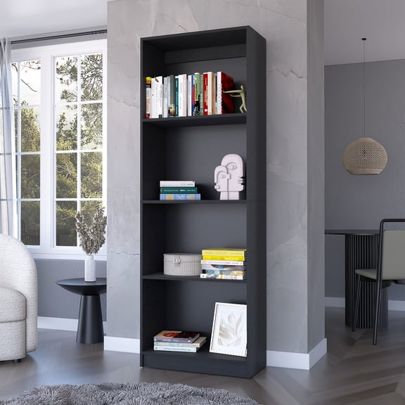 Pine Wood Structure - Four Shelves for Storage - Bedroom Organization - Select Finish for Aesthetic