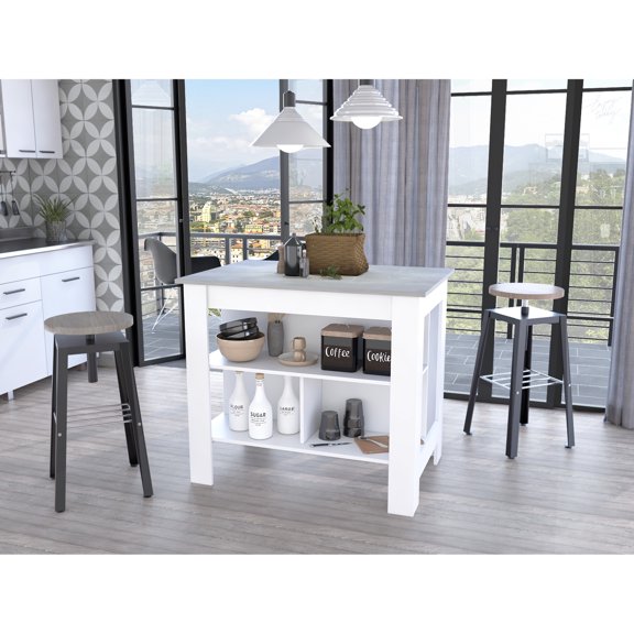 Multicolor Kitchen Island & Comfort - Ideal for Kitchen Activities