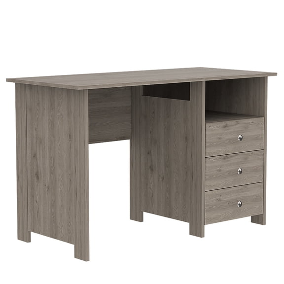 Pine Wood Desk with 2 Drawers for Home Office Use / Offers Sufficient Workspace