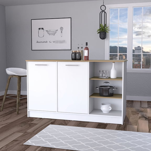 Pine Wood Kitchen Island Style - Bring a Rustic Touch to Your Kitchen