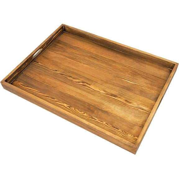 Pine Wood Noodle Board Stove Cover Stove Top Covers for Gas Burners and Electric Stove Decorative Tray Stove Cover Protector for Kitchen RV Cookware (Log Color)