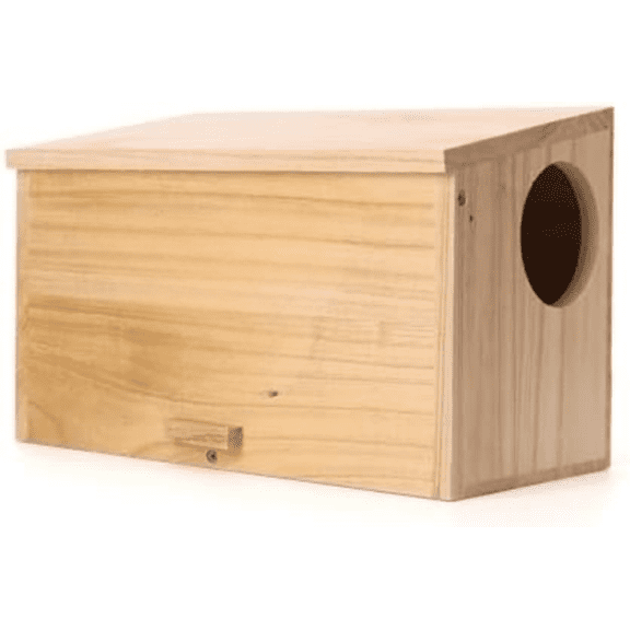 Pine Wood Squirrel House Feeder Outdoor Nesting Box for Habitat Residence$$Garden & Patio