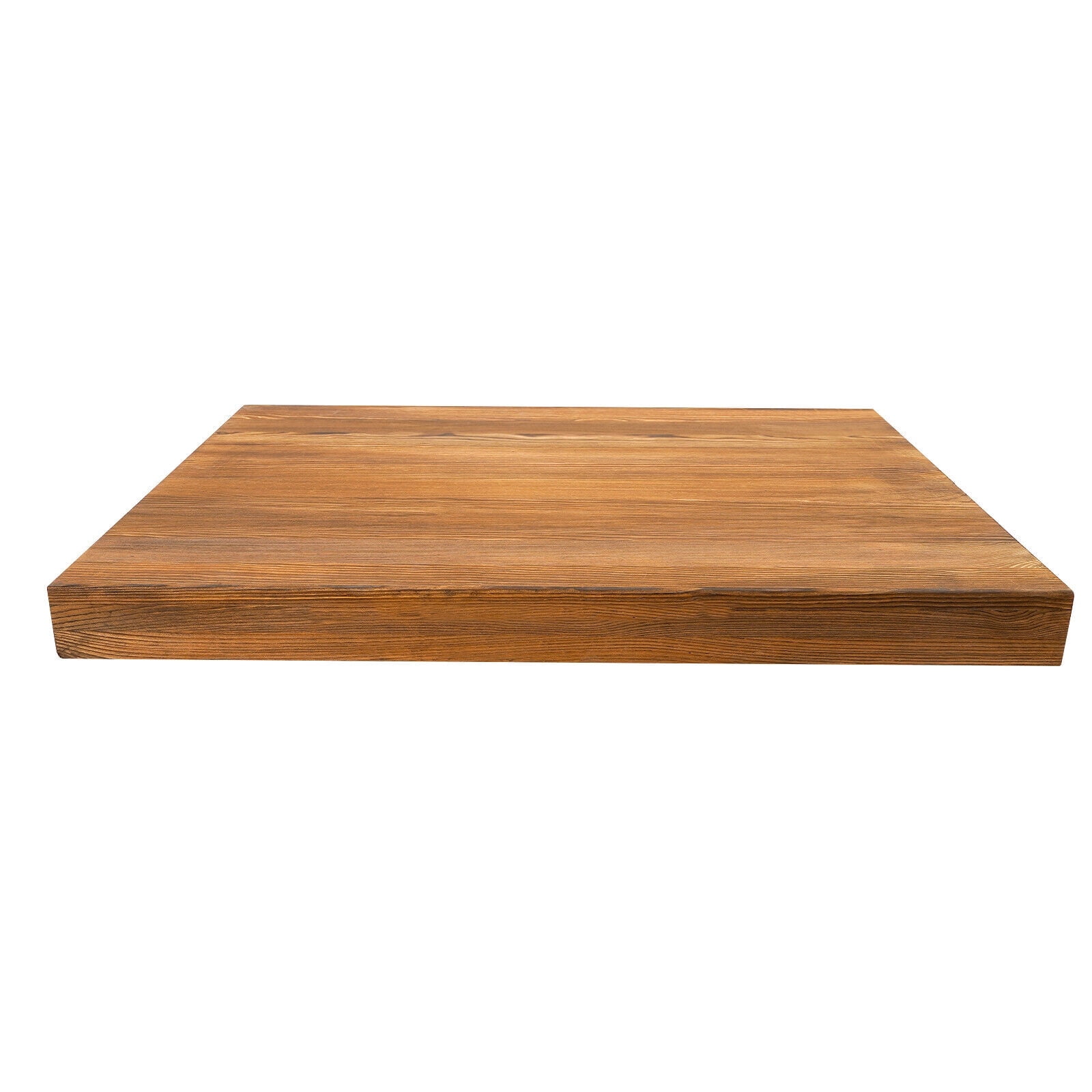 Pine Wood Stove Cover - 28.5"x21" Kitchen Tray & Chopping Board, 44lb Capacity, Natural Log Color