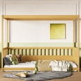 thumbnail image 1 of Pine Wood Twin Canopy Bed Frame | Create a Cozy and Personalized Sleeping Area | Provide High-level Safety Protection, 1 of 2