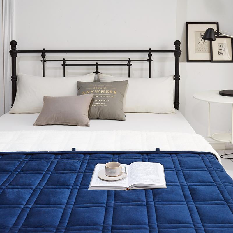 Pine and River Reversible To Sherpa 20lb Weighted Blanket, 60" x 80