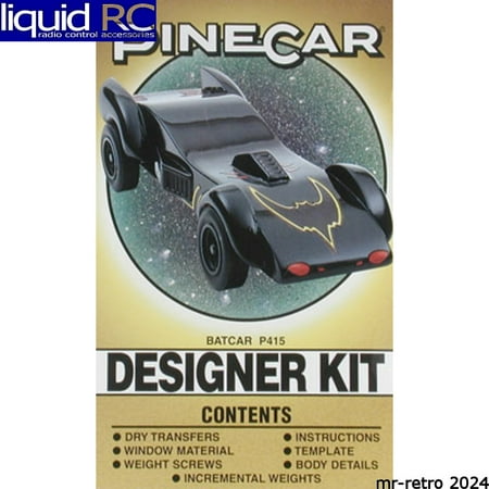 PineCar Derby Car Design Kit: Batcar Designer