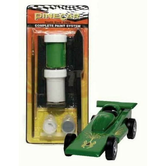 PineCar P3958 GEAR RIPPIN' GREEN COMPLE