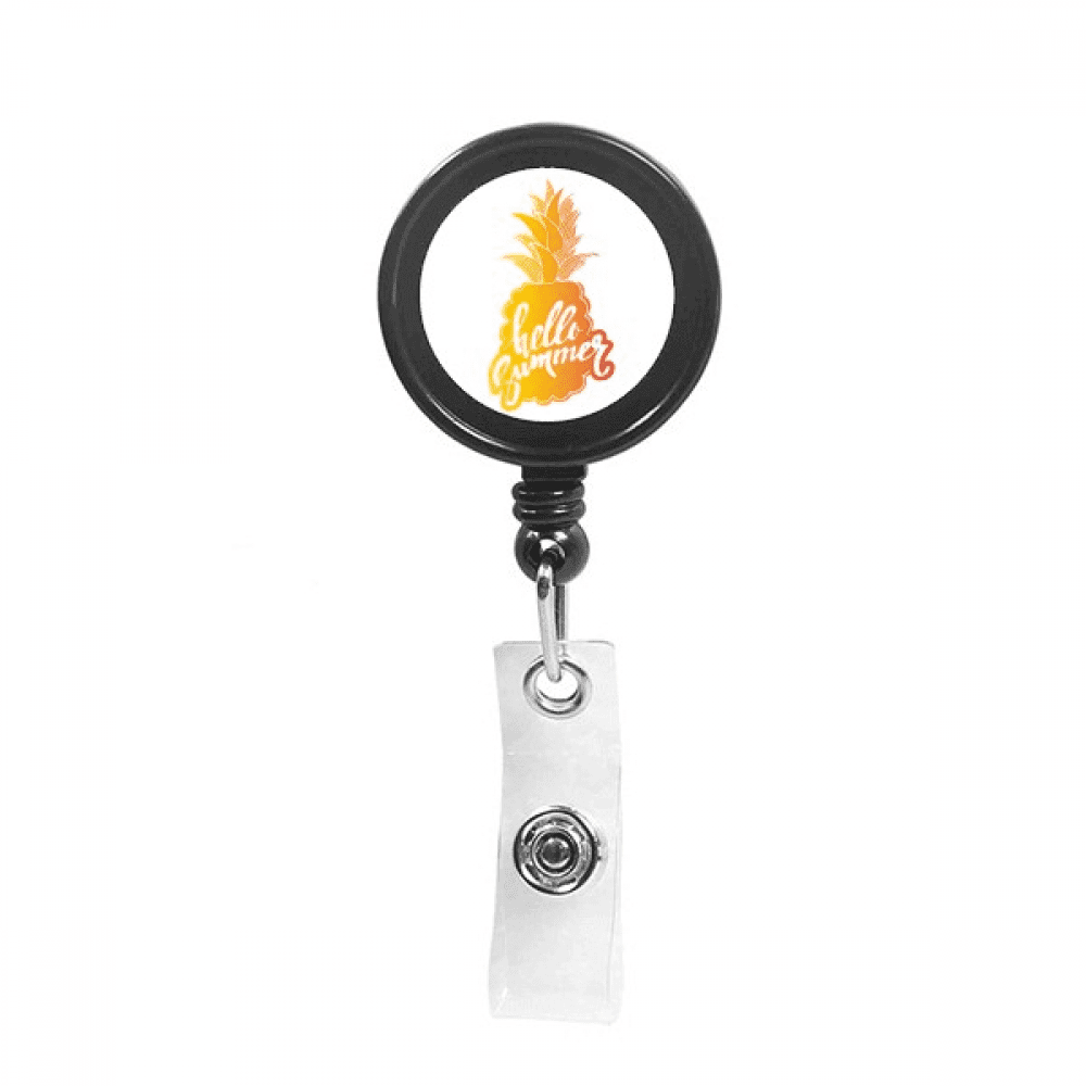 PineFruit Summer Sunshine Fruit Retractable Keychain Badge Holder ID Badge