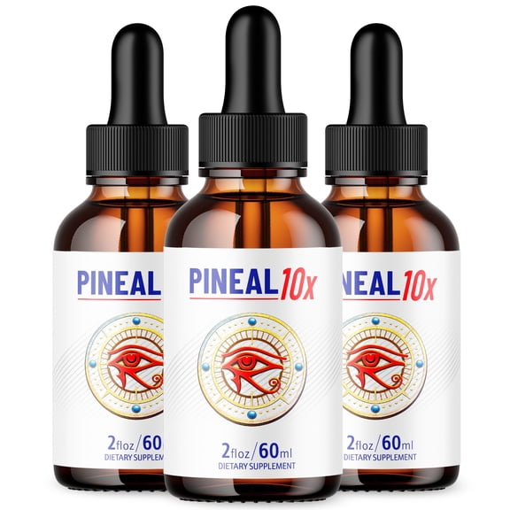 Pineal 10X Advanced Formula Brain Support Drops Pineal10X Maximum Strength Supplement 90 Servings