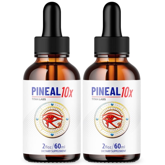 Pineal 10X Drops Advanced Formula Brain Support Supplement Pineal10X 60 Servings