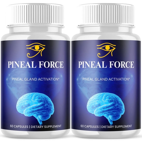 Pineal Force Advanced Formula Brain Support Pills Maximum Strength Supplement PinealForce 120 Capsules