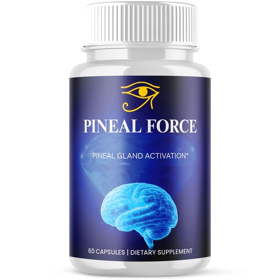 Pineal Force Advanced Formula Brain Support Pills Maximum Strength Supplement PinealForce 60 Capsules
