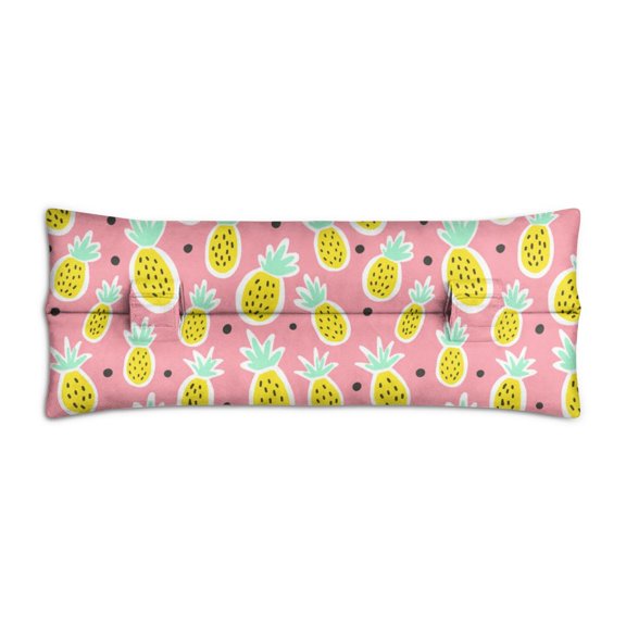 Pineapple Aesthetic Seat Belt Pillow - Vibrant Tropical Comfort for Post-Surgery Recovery