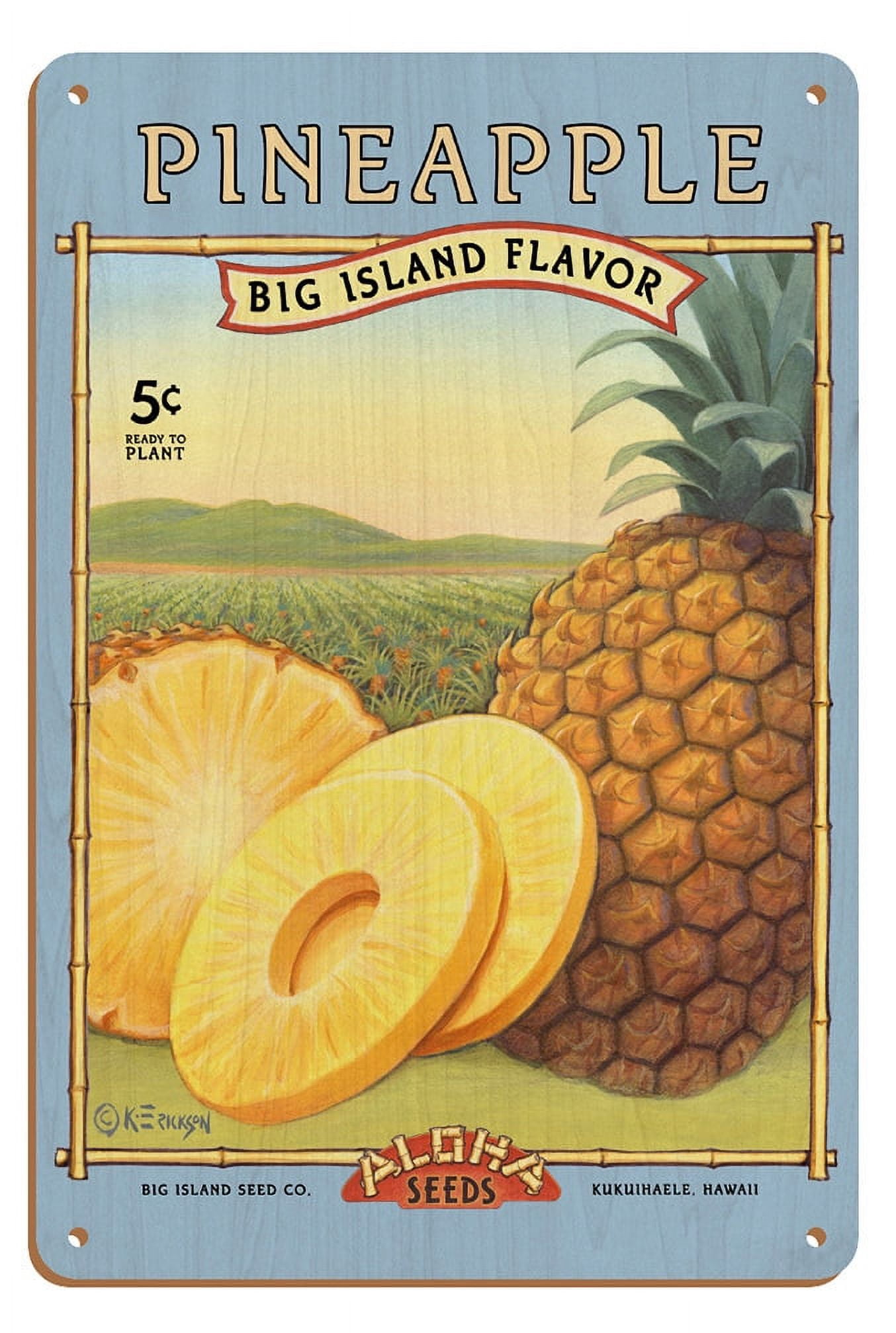Pineapple - Aloha Seeds - Big Island Seed Company - Big Island