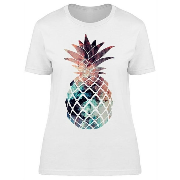 Pineapple Art Graphic T-Shirt Women -Image by Shutterstock, Female 3X-Large