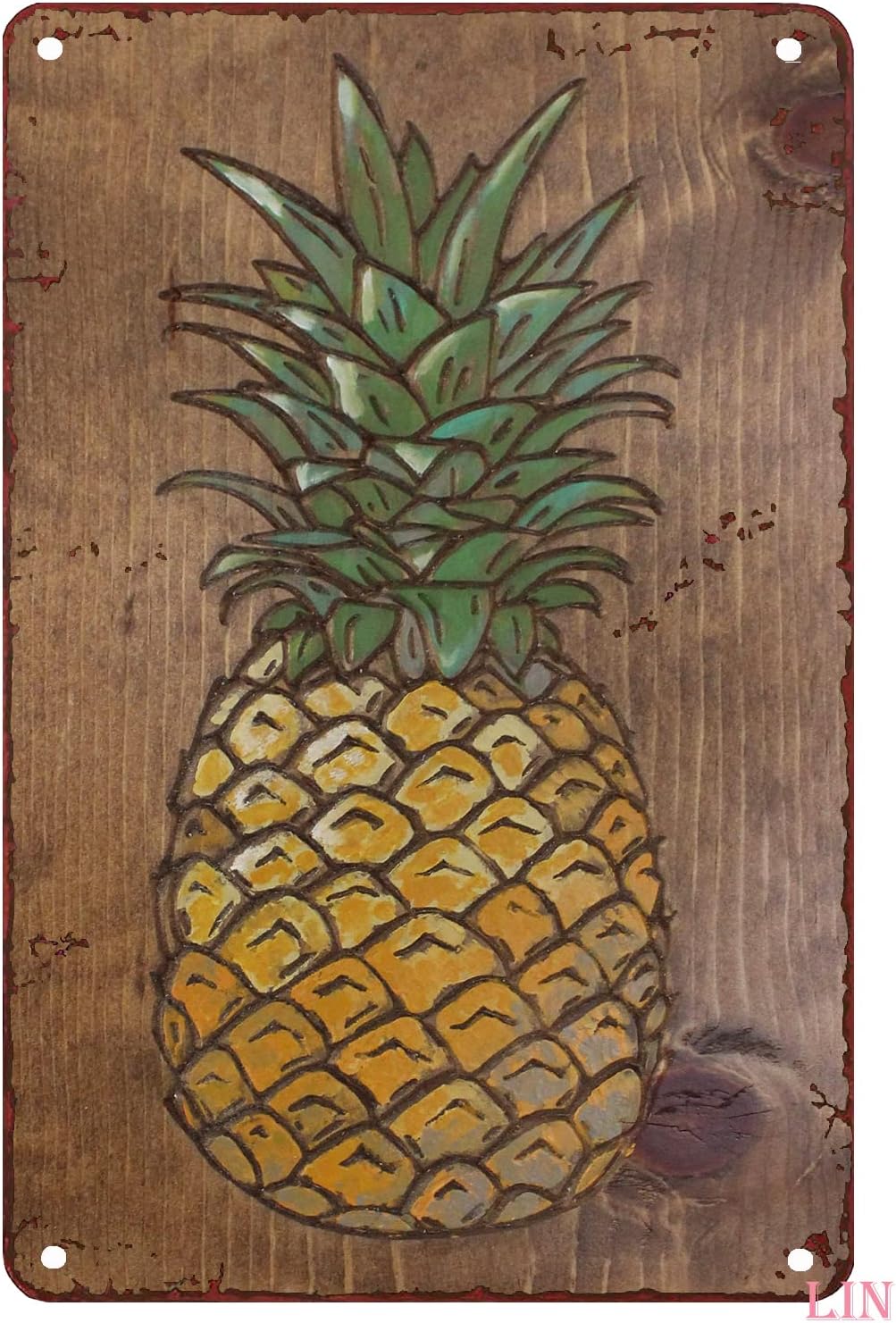 Pineapple Art Work Metal Pineapple Decor Beach Hous Welcome Sign Summer ...