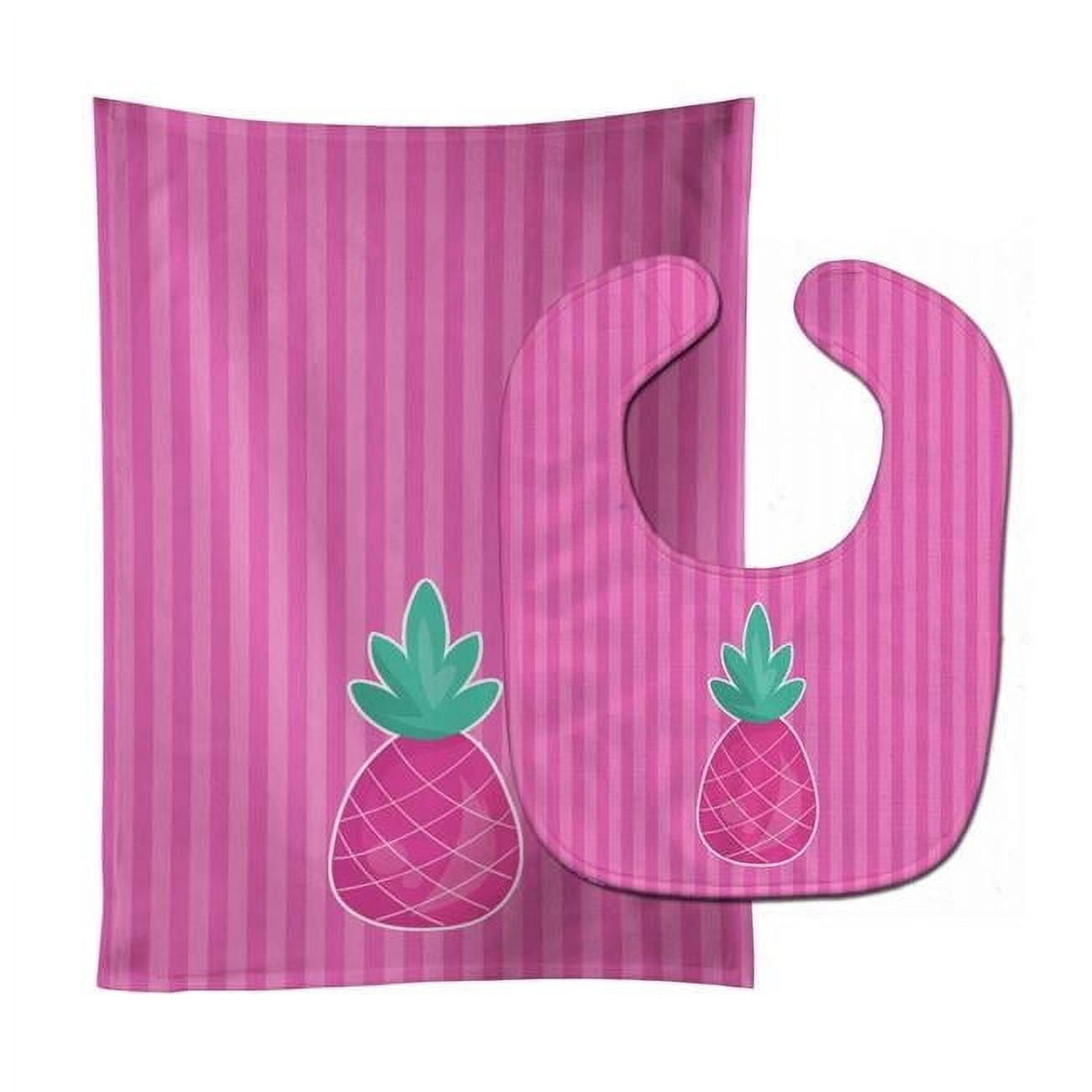 Pineapple Baby Bib & Burp Cloth