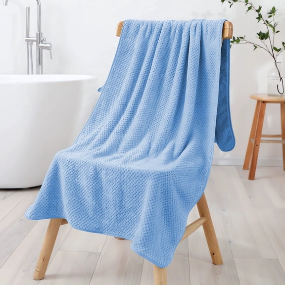 Pineapple Bath Towel | Ultra-Absorbent Quick-Dry Polyester | Large Plush Spa Towel | Home & Travel Use | All Ages | 55X27 Inches, 5 Colors