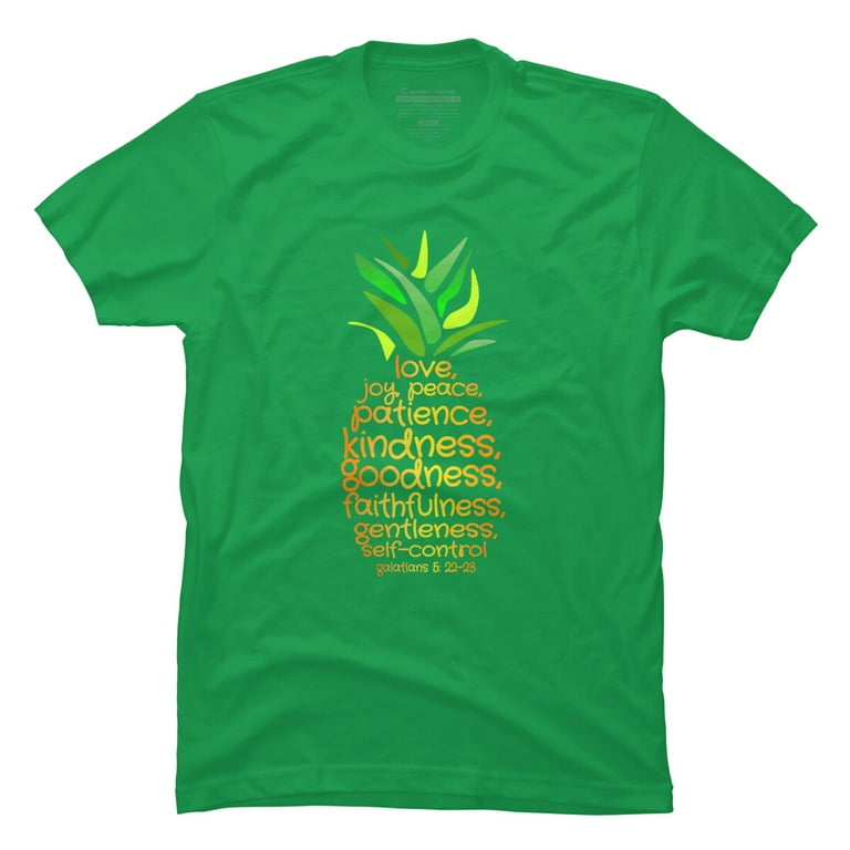 Pineapple Shirt Bible Fruit Of The Spirit Love Joy Peace Tee