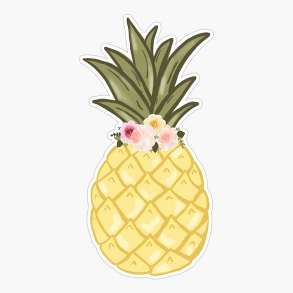 Pineapple Botanical Garden Everyday Decor Art Vinyl Sticker