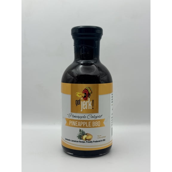 Got Jerk! Pineapple Calypso Barbecue Sauce Sweet and Tangy Mild, 12 oz. Bottle