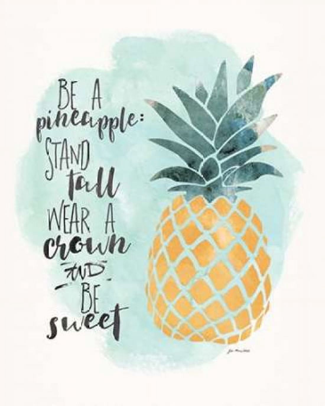 Pineapple Canvas Art - Jo Moulton (24 x 30)