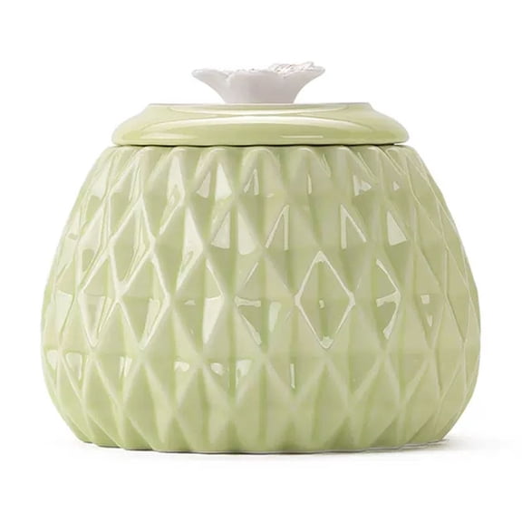 Pineapple Ceramic Tea Can 500ML Airtight Storage Jar for Kitchen Countertop Decor