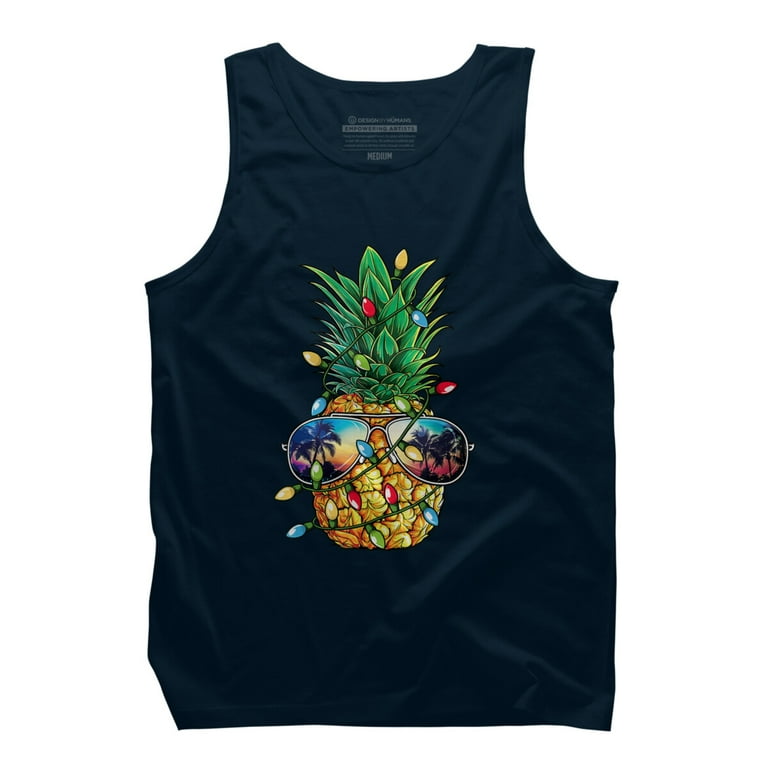 Pineapple Christmas Tree Lights Xmas Men Gifts Sunglasses T-Shirt Pineapple Christmas Tree Lights Xmas Men Gifts Sunglasses T-Shirt